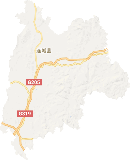連城縣電子地圖