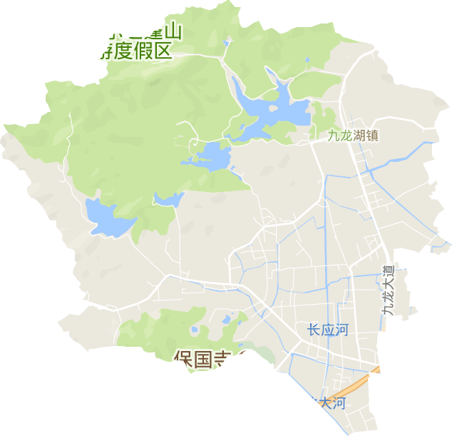 九龍湖鎮電子地圖