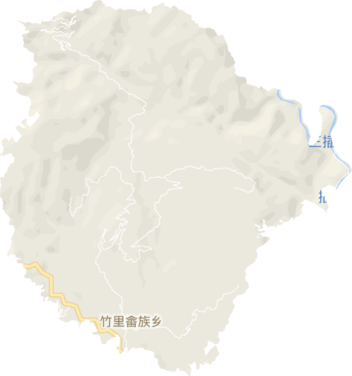 竹里畬族鄉(xiāng)電子地圖