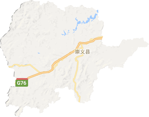 崇義縣電子地圖
