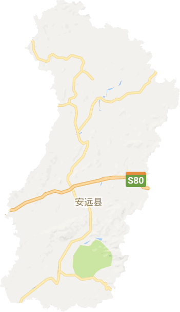 安遠縣電子地圖