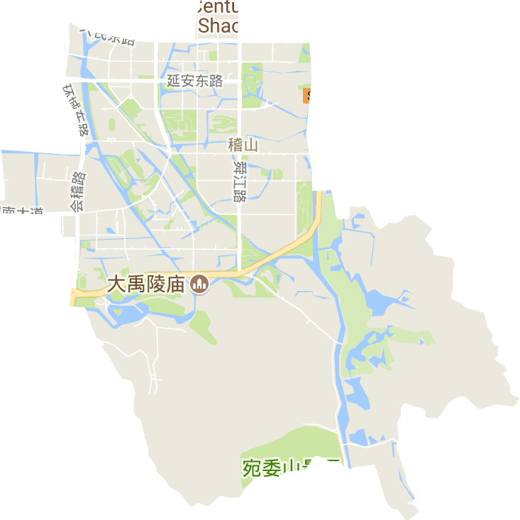 稽山街道電子地圖
