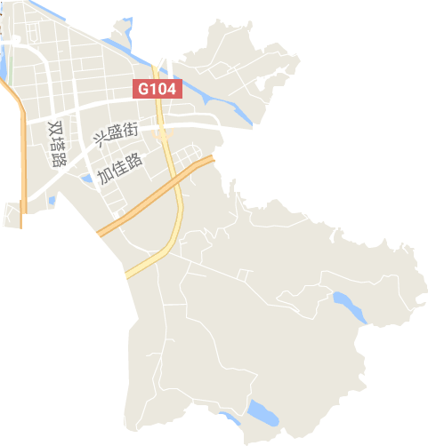 嵊州經濟開發區電子地圖
