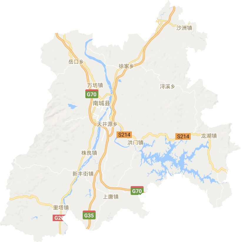 南城縣電子地圖