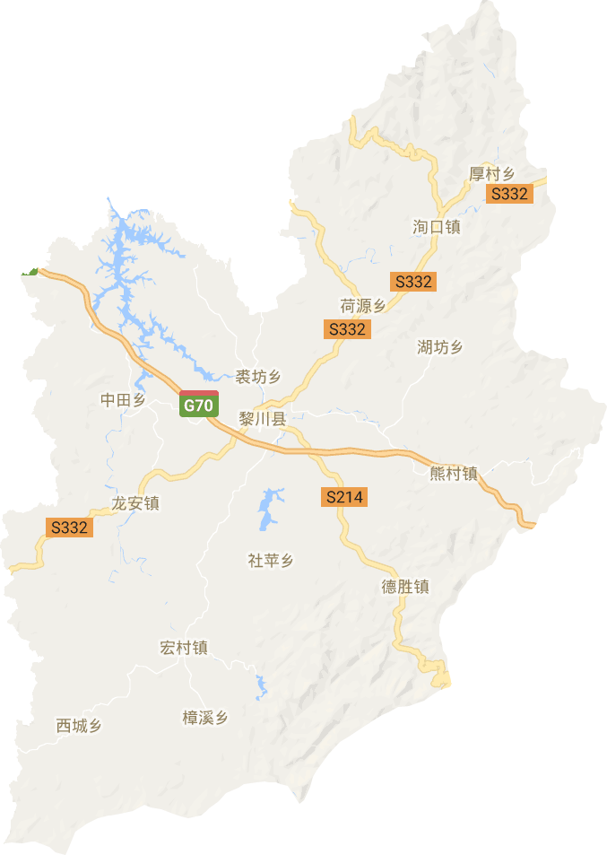 黎川縣電子地圖