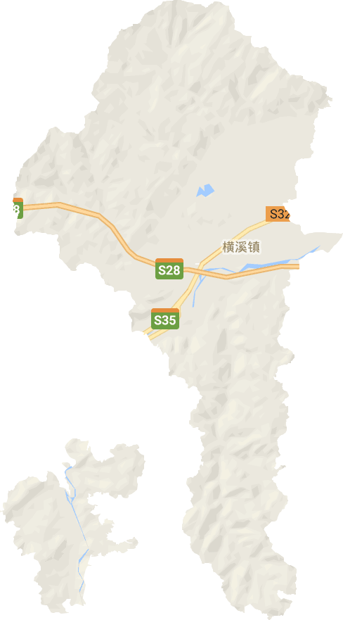 橫溪鎮電子地圖