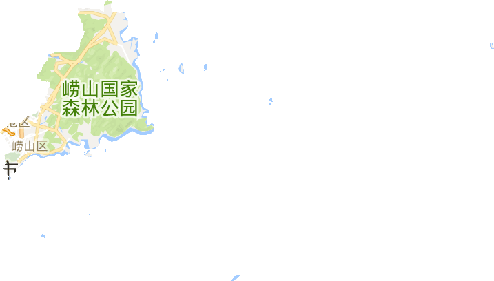 嶗山區電子地圖