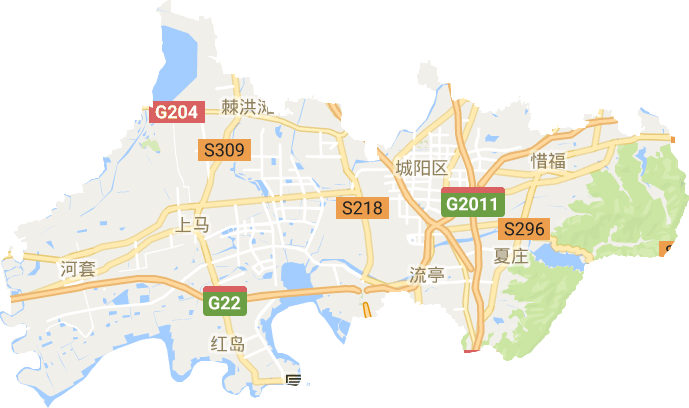 城陽區電子地圖