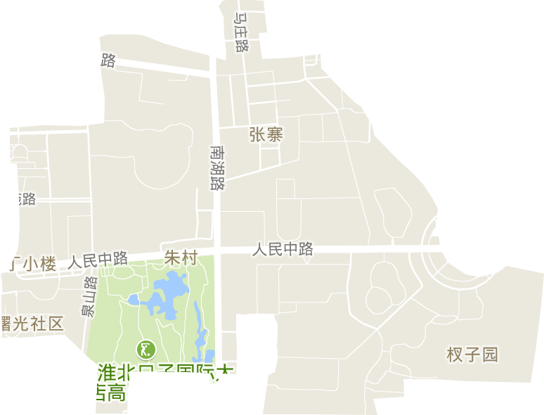人民路街道電子地圖
