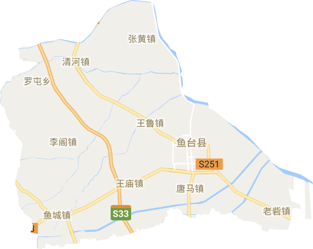 魚臺縣電子地圖