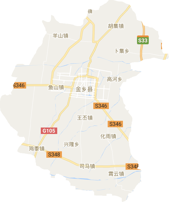 金鄉縣電子地圖