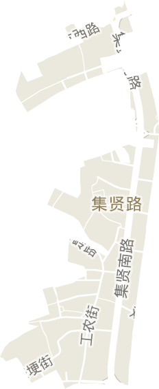 集賢路街道電子地圖