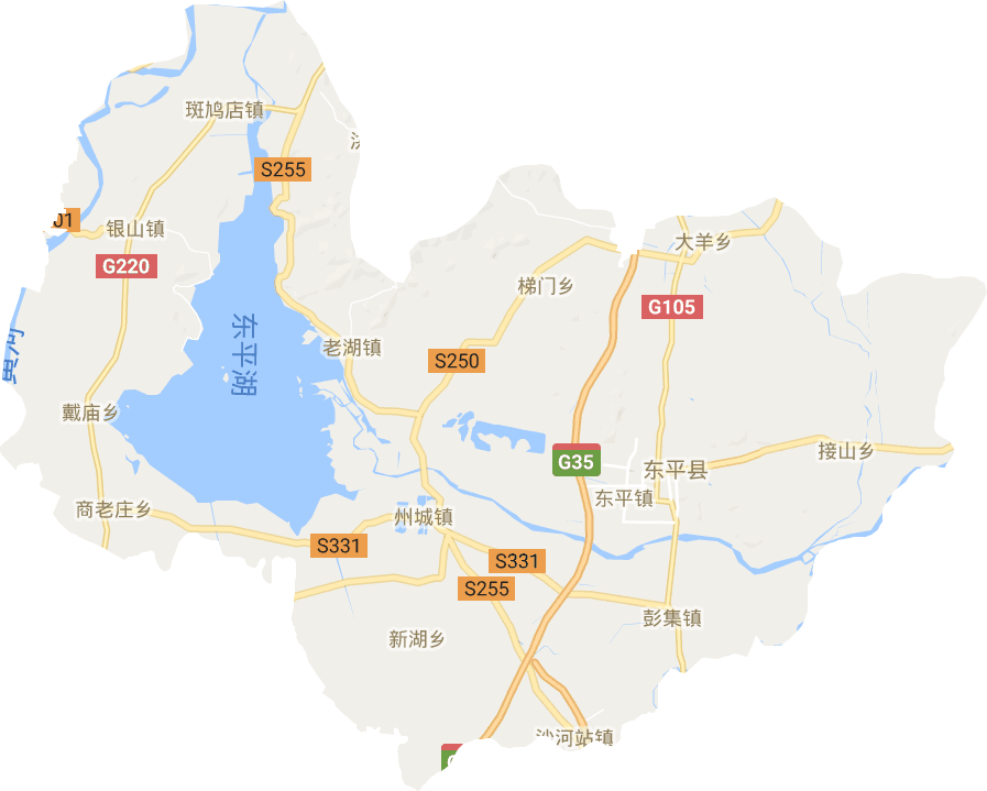 東平縣電子地圖