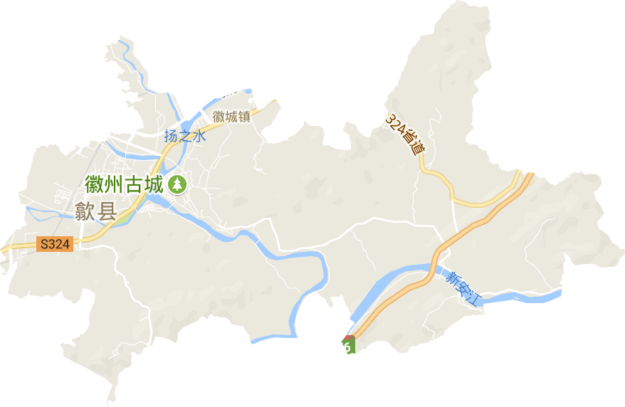 徽城鎮電子地圖
