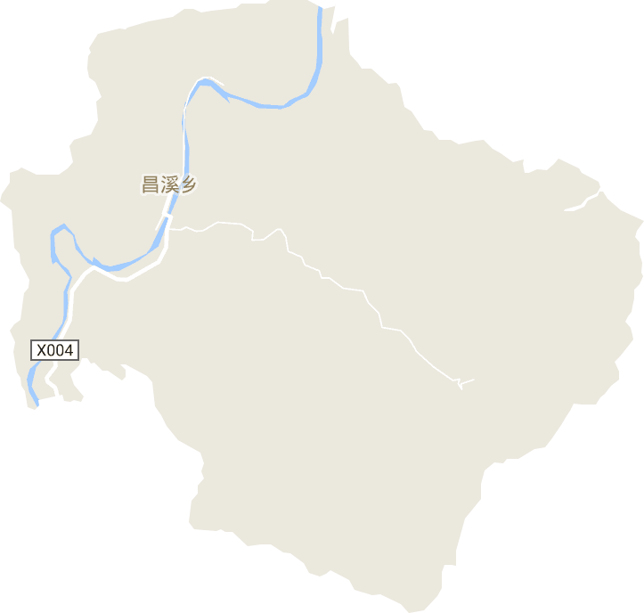 昌溪鄉電子地圖