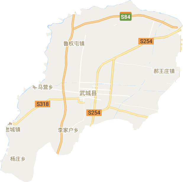 武城縣電子地圖