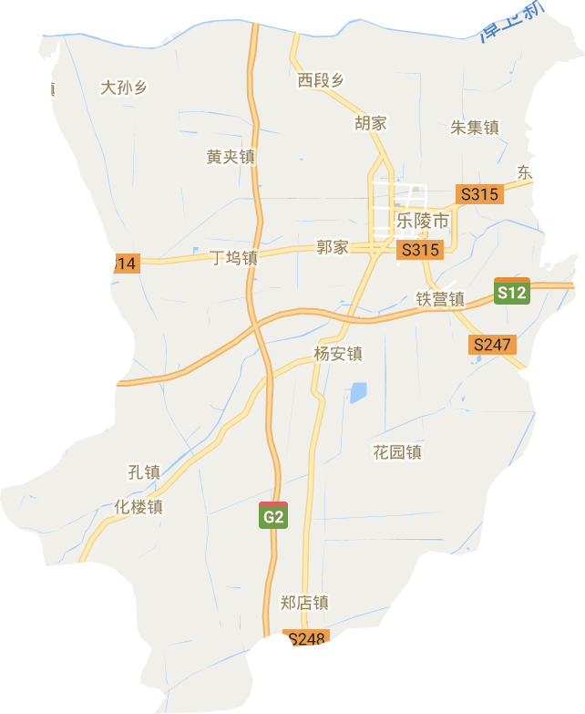 樂陵市電子地圖