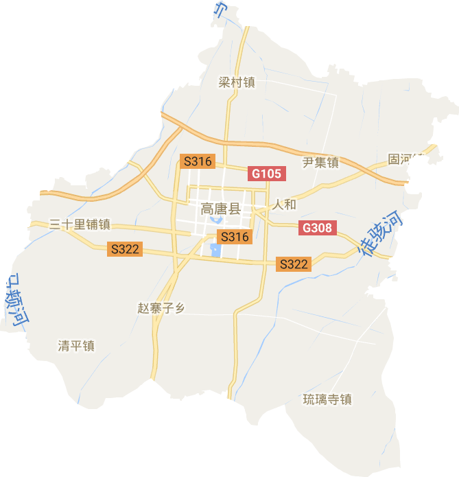 高唐縣電子地圖