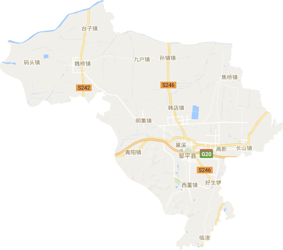 鄒平縣電子地圖