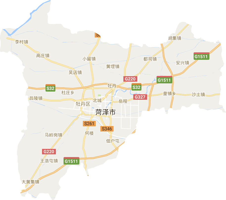 牡丹區電子地圖