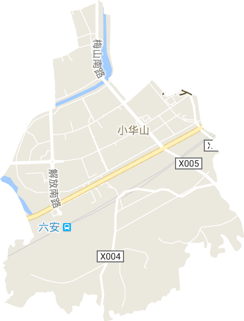 小華山街道電子地圖