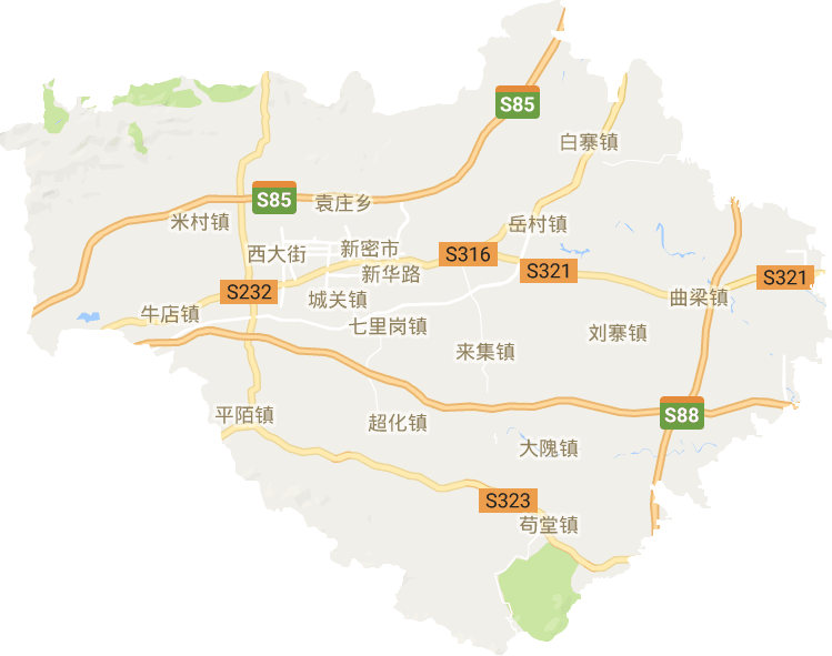 新密市電子地圖