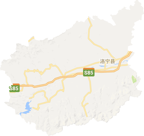 洛寧縣電子地圖