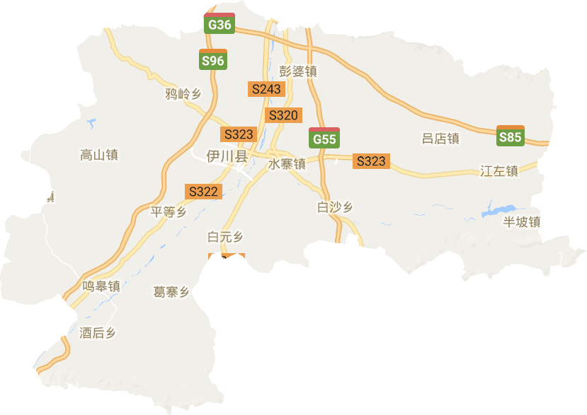 伊川縣電子地圖