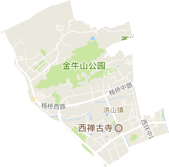 洪山鎮電子地圖