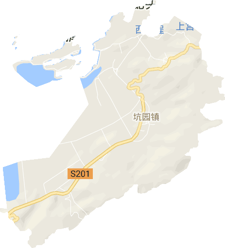 坑園鎮電子地圖