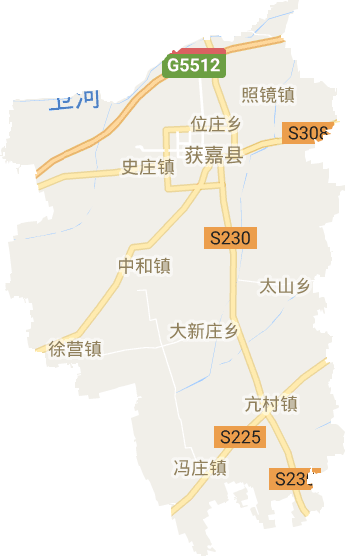 獲嘉縣電子地圖