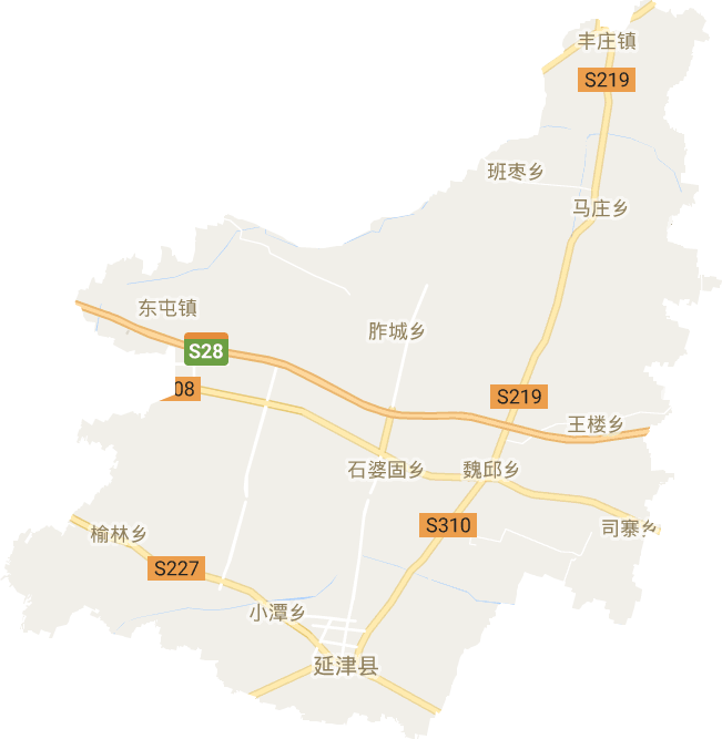 延津縣電子地圖