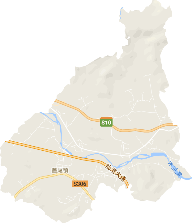 蓋尾鎮電子地圖