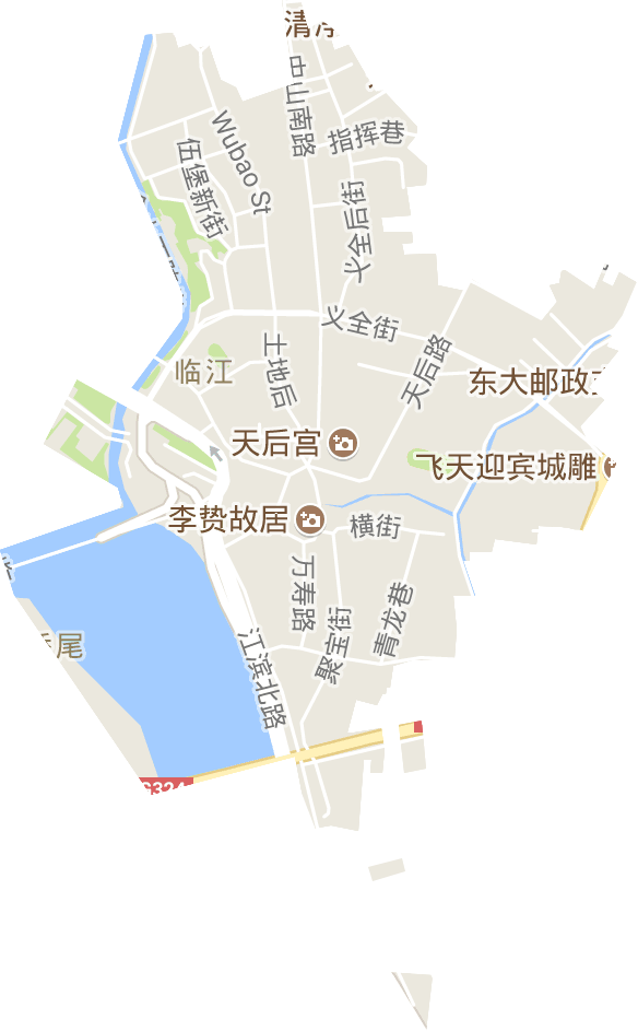 臨江街道電子地圖