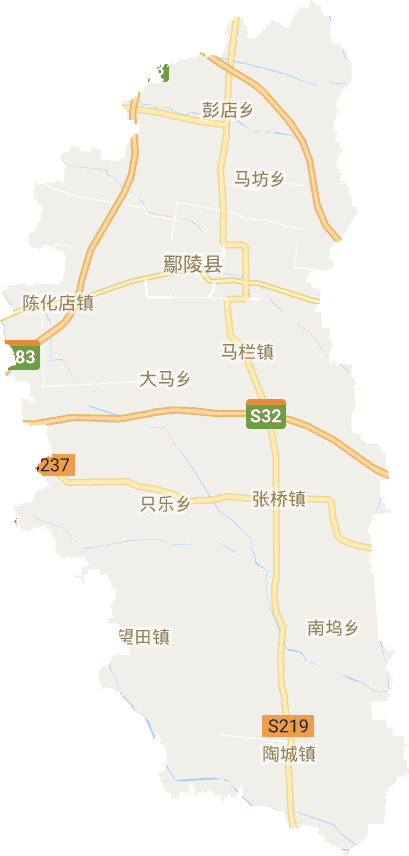 鄢陵縣電子地圖