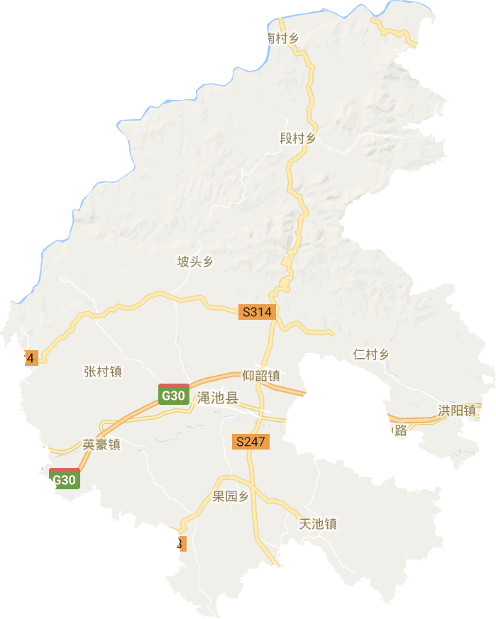 澠池縣電子地圖