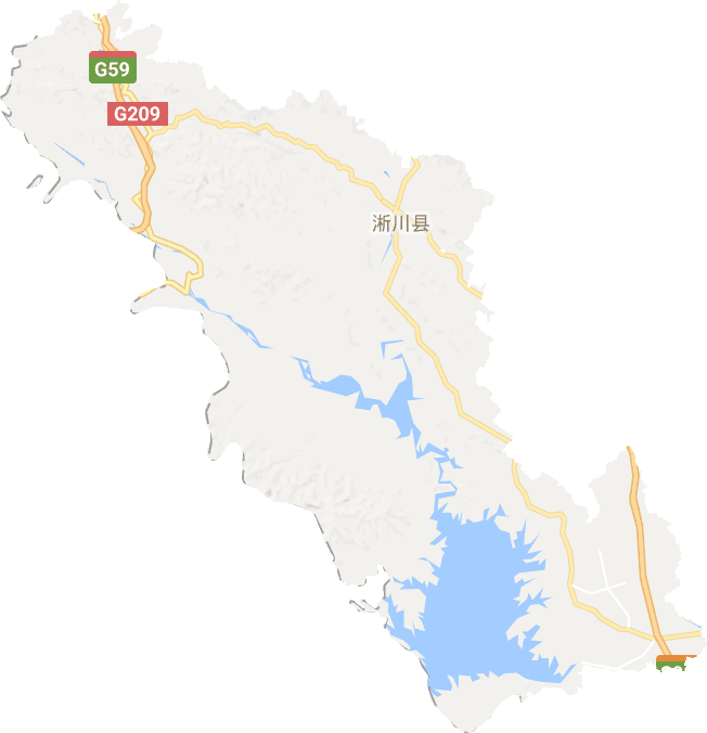 淅川縣電子地圖