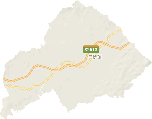 白砂鎮(zhèn)電子地圖