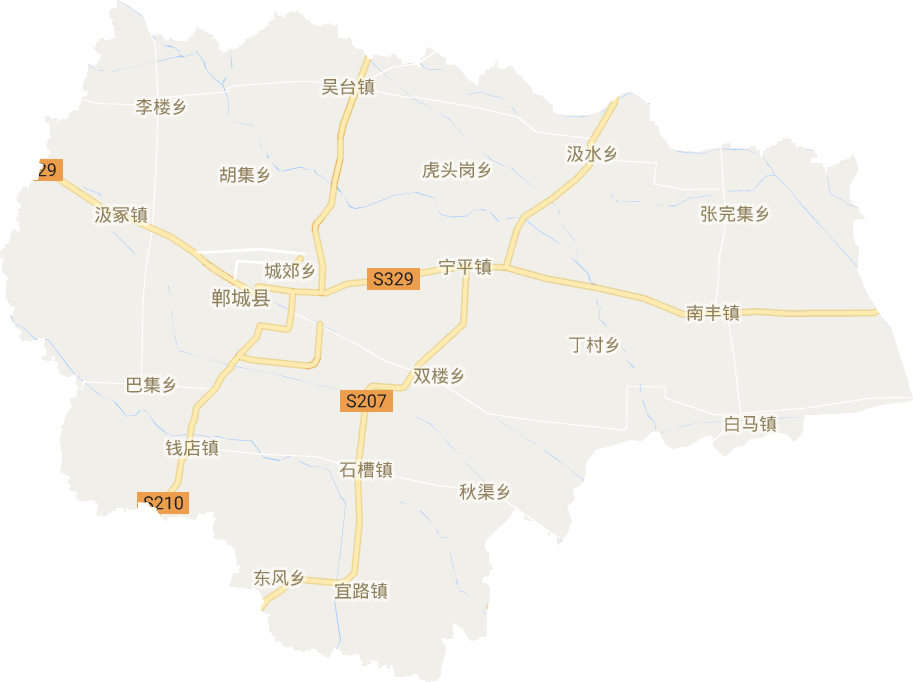 鄲城縣電子地圖