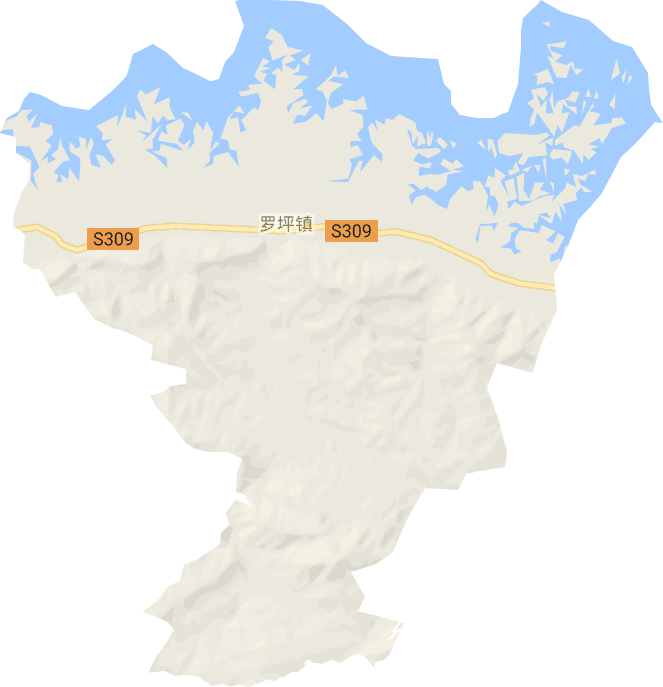羅坪鎮電子地圖