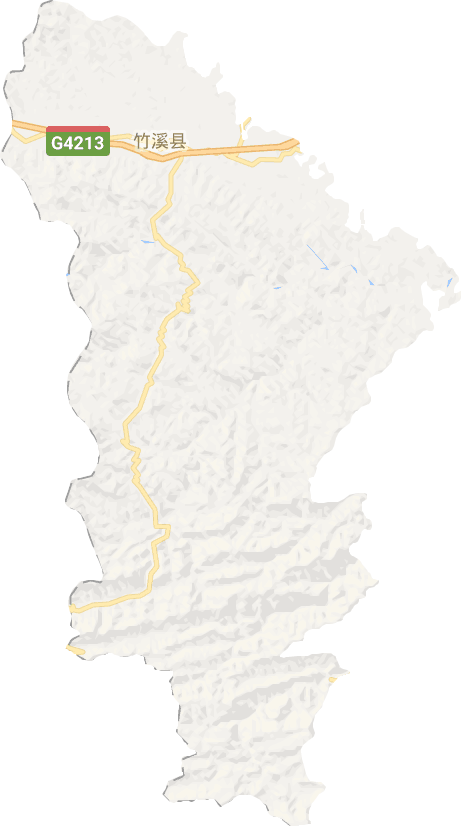 竹溪縣電子地圖