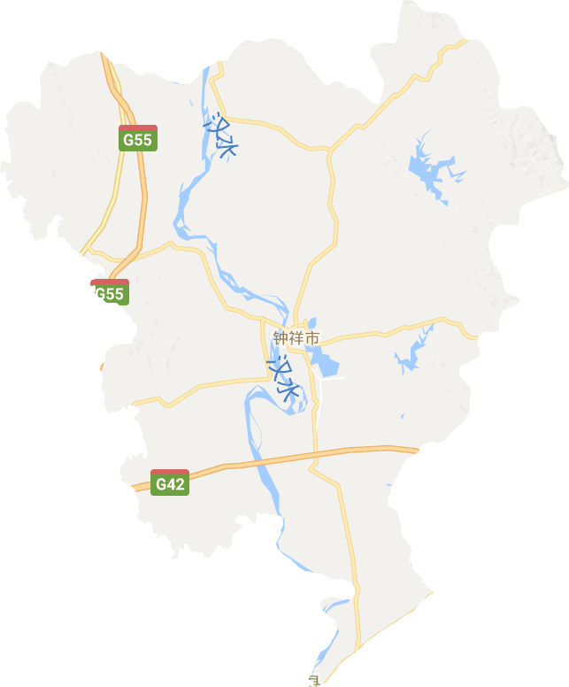 鐘祥市電子地圖