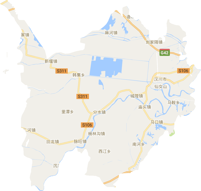 漢川市電子地圖
