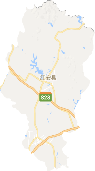紅安縣電子地圖