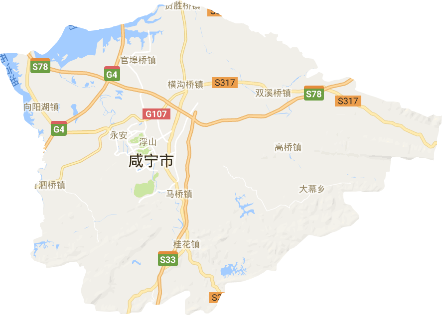 咸安區電子地圖
