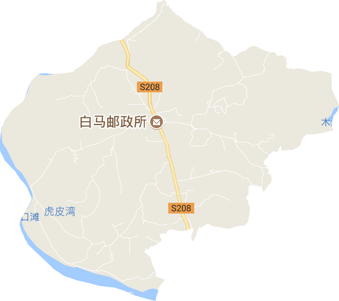 白馬橋鄉電子地圖