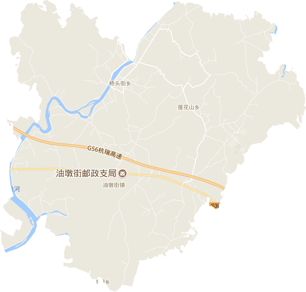 油墩街鎮電子地圖