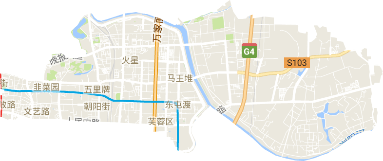 芙蓉區電子地圖