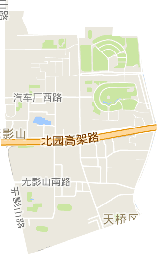 無影山街道電子地圖