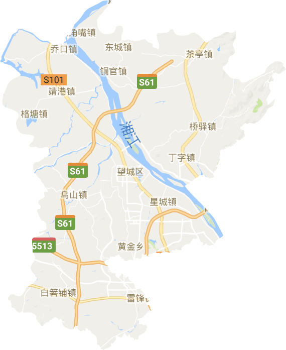 望城區電子地圖
